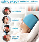 AliviGel - Touca Compressão para Dores de Cabeça e Enxaquecas
